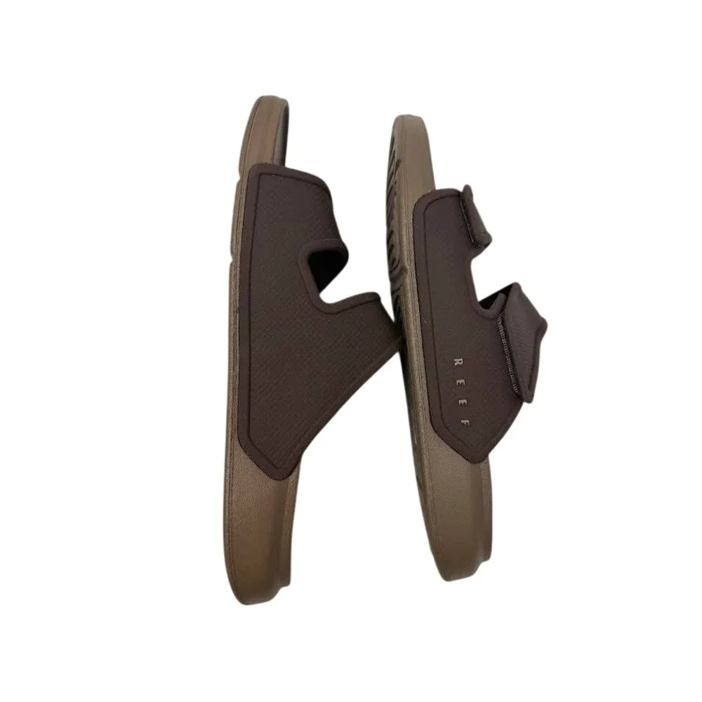 Reef Oasis Adapt‎ Mens Brown Tan Water Friendly Slide Sandals CJ8468 Size 6